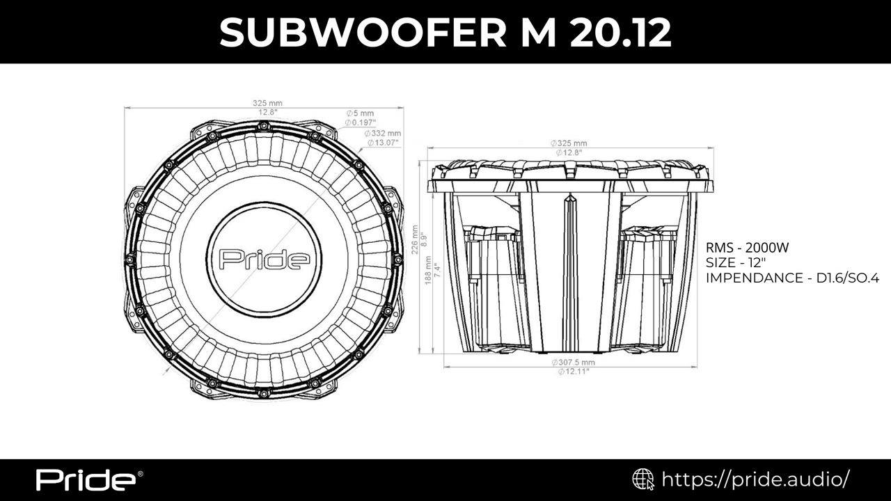 Pride M20. 12 7 Pride M20. 12
