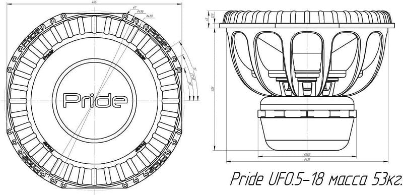 Pride UFO5 18v3 5 Pride UFO5 18v3