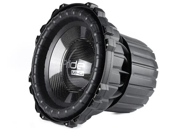 BBAudio 16 Subwoofer grande y potente en negro Pride M45.18