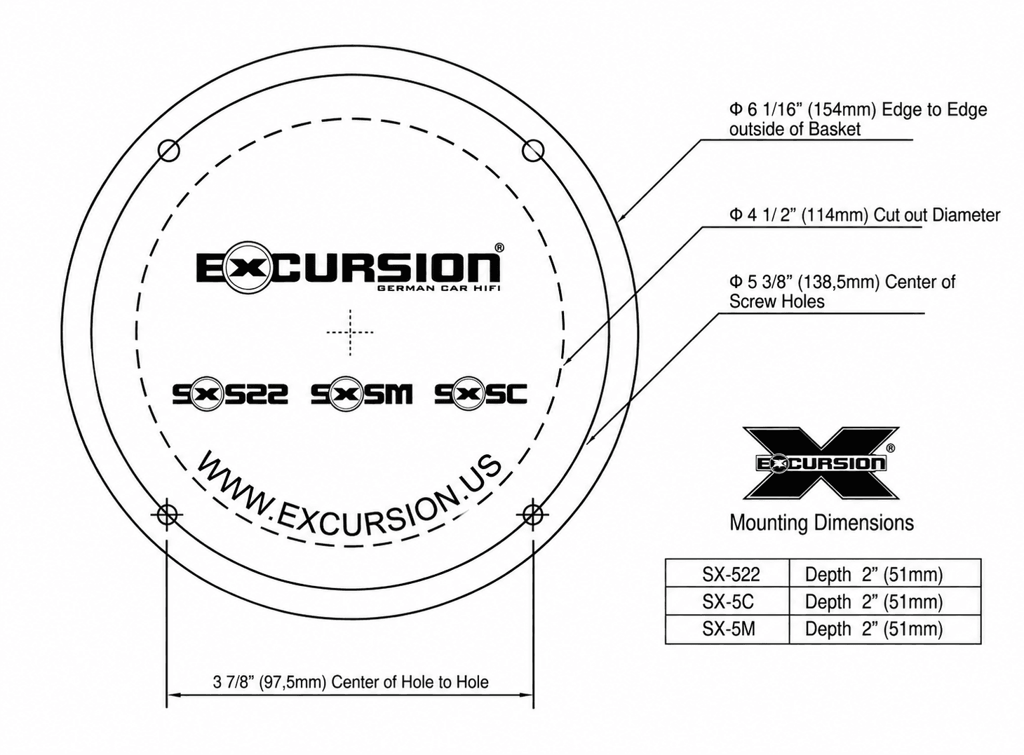 EXCURSION SHX 522 2 EXCURSION SHX 522