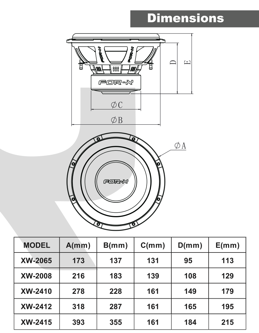 XW-2065 D2 / D4